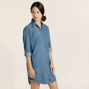 Everlane Chambray Denim  Shirt Dress
